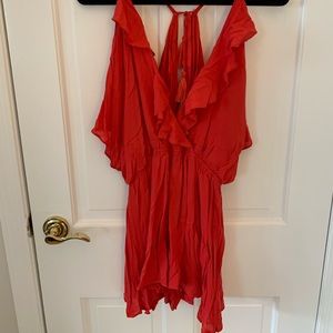 Fun & Flirty Red Romper